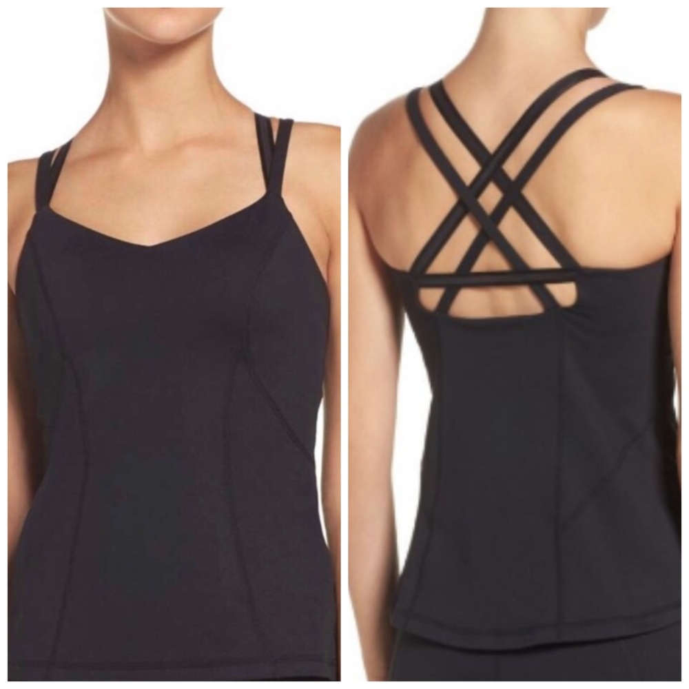 NWOT Bringing Strappy Back Tank Top